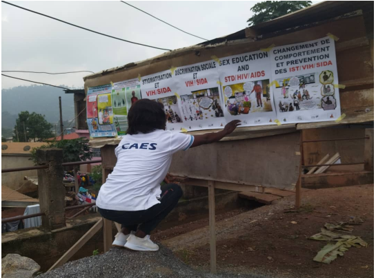 Campagne  d’affichage du 14 juin  2024 LUTTE CONTRE LES IST, VIH/SIDA  : Les Centres d’Accueil de l’Espoir « CAES » protègent la santé des vacanciers !