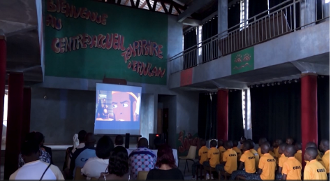 LES PENSIONNAIRES DU CENTRE D’ACCUEIL TEMPORAIRE D’EFOULAN (CATE) AU CŒUR  DE LA CELEBRATION DE LA 58EME EDITION DE LA FETE NATIONALE DE LA JEUNESSE ; La  commémoration de la 58ème édition de la Fête Nationale de la Jeunesse célébrée le 11 février 2024