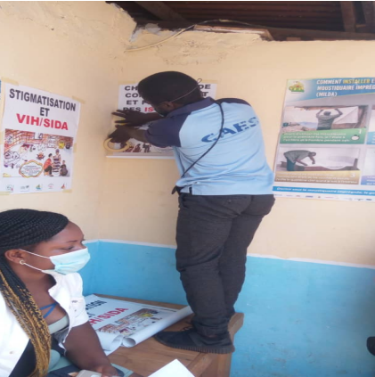 LUTTE CONTRE LES IST/VIH/SIDA ET LA COVID-19 : la santé des plus vulnérables, une contribution des CAES à l’unité nationale.