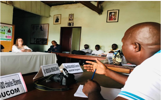 VISITE DE TRAVAIL  DES PARTENAIRES DE PARTAGE-LUXEMBOURG DU 02 AU 06 AVRIL 2023 AUX CENTRES D’ACCUEIL DE L’ESPOIR (CAES) L’Unité Opérationnelle Education/Sensibilisation au four et au moulin!