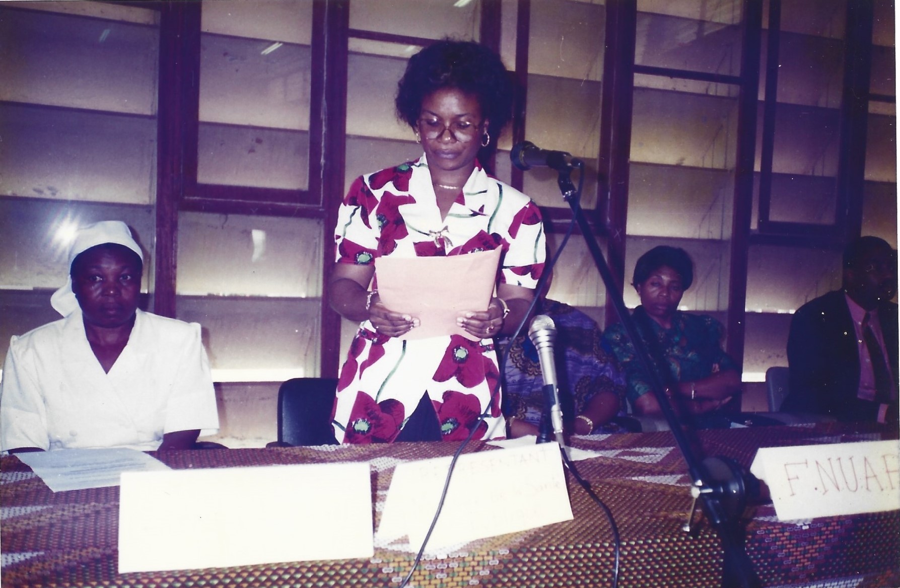 Alocution du Dr NTEP représentante du Ministre de la Santé