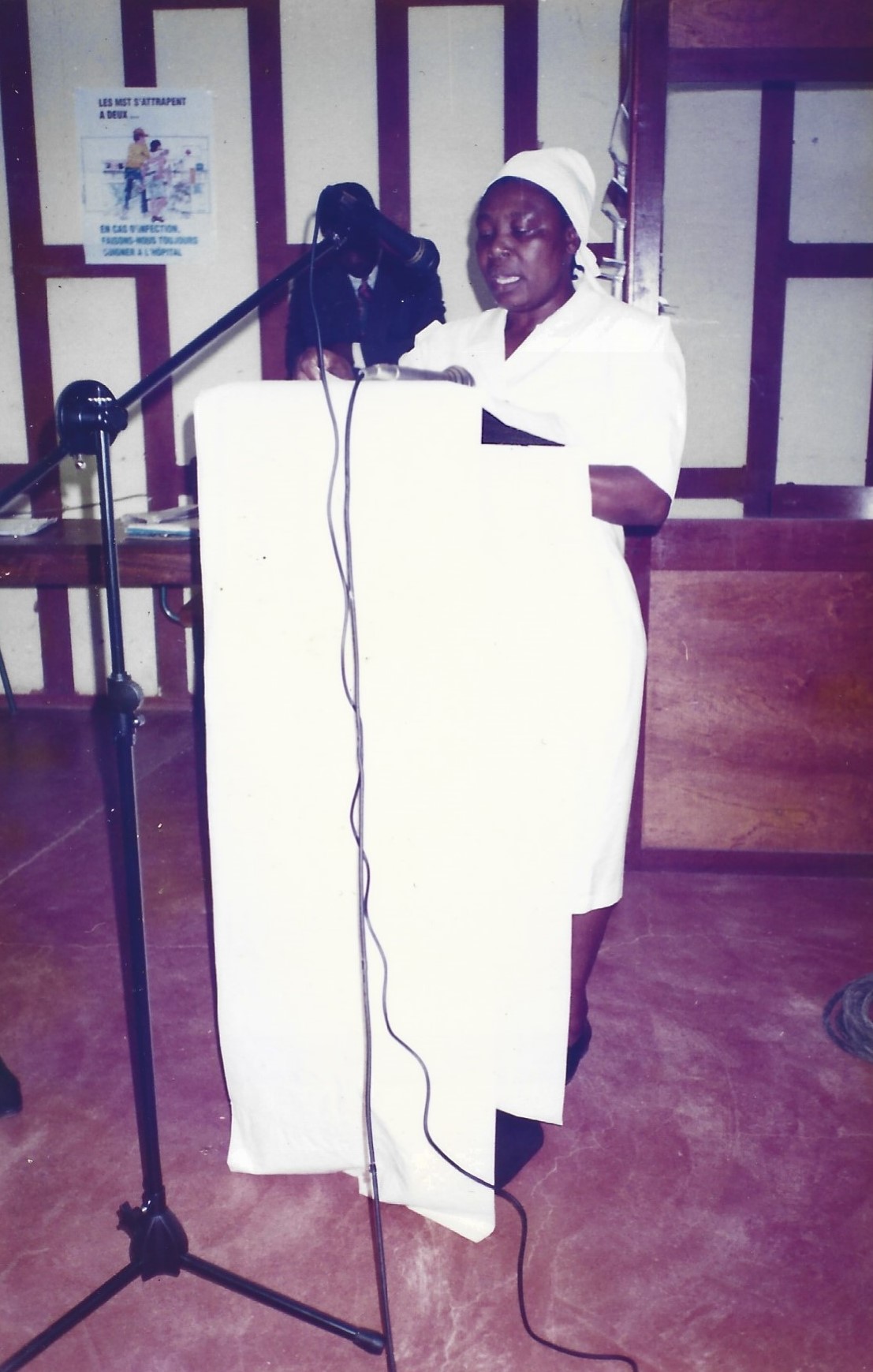 Allocution de la sœur MEWOULOU lors du lancement des activités