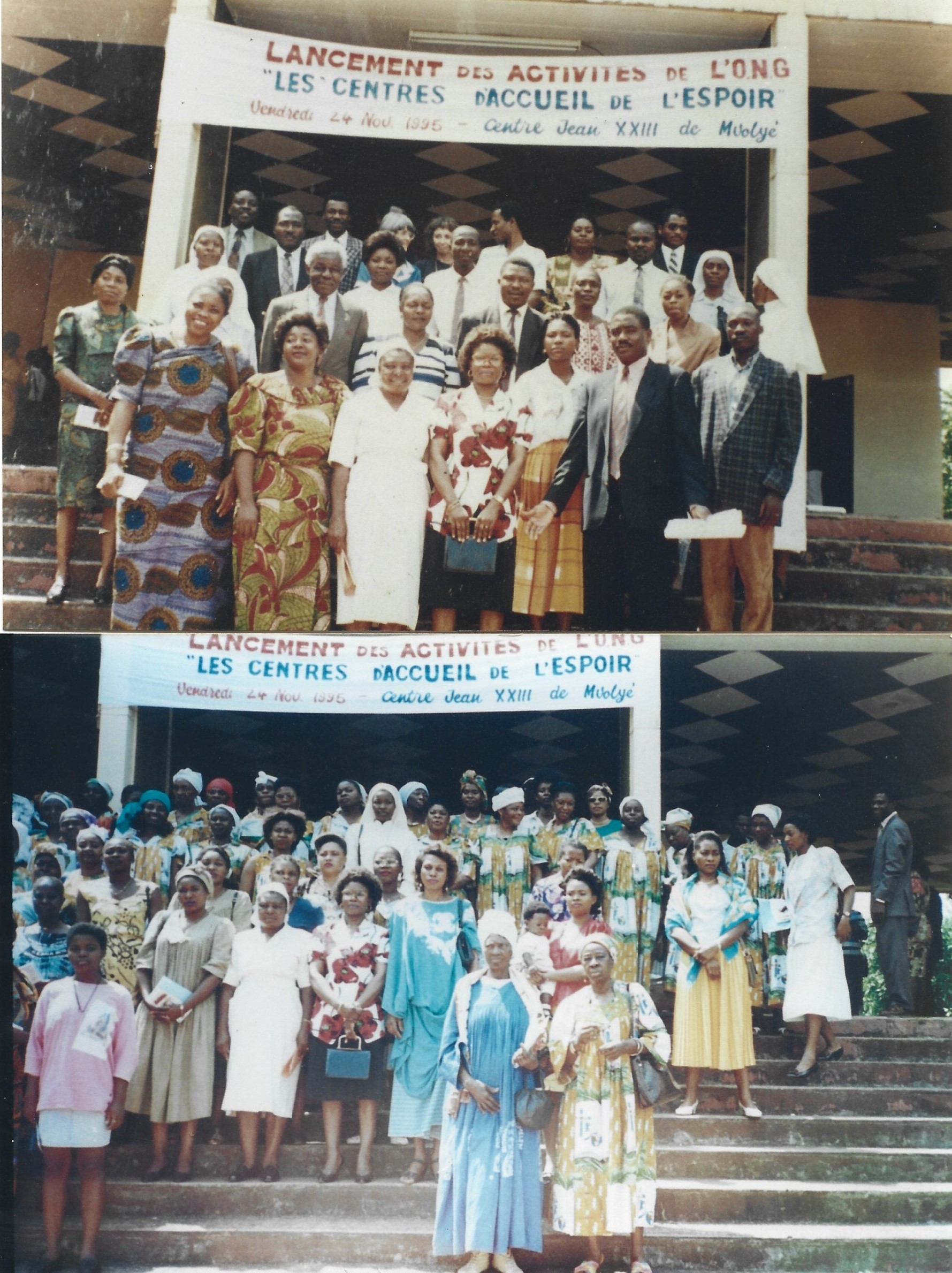 Photo de famille du lancement officiel des activités de l&#039;association