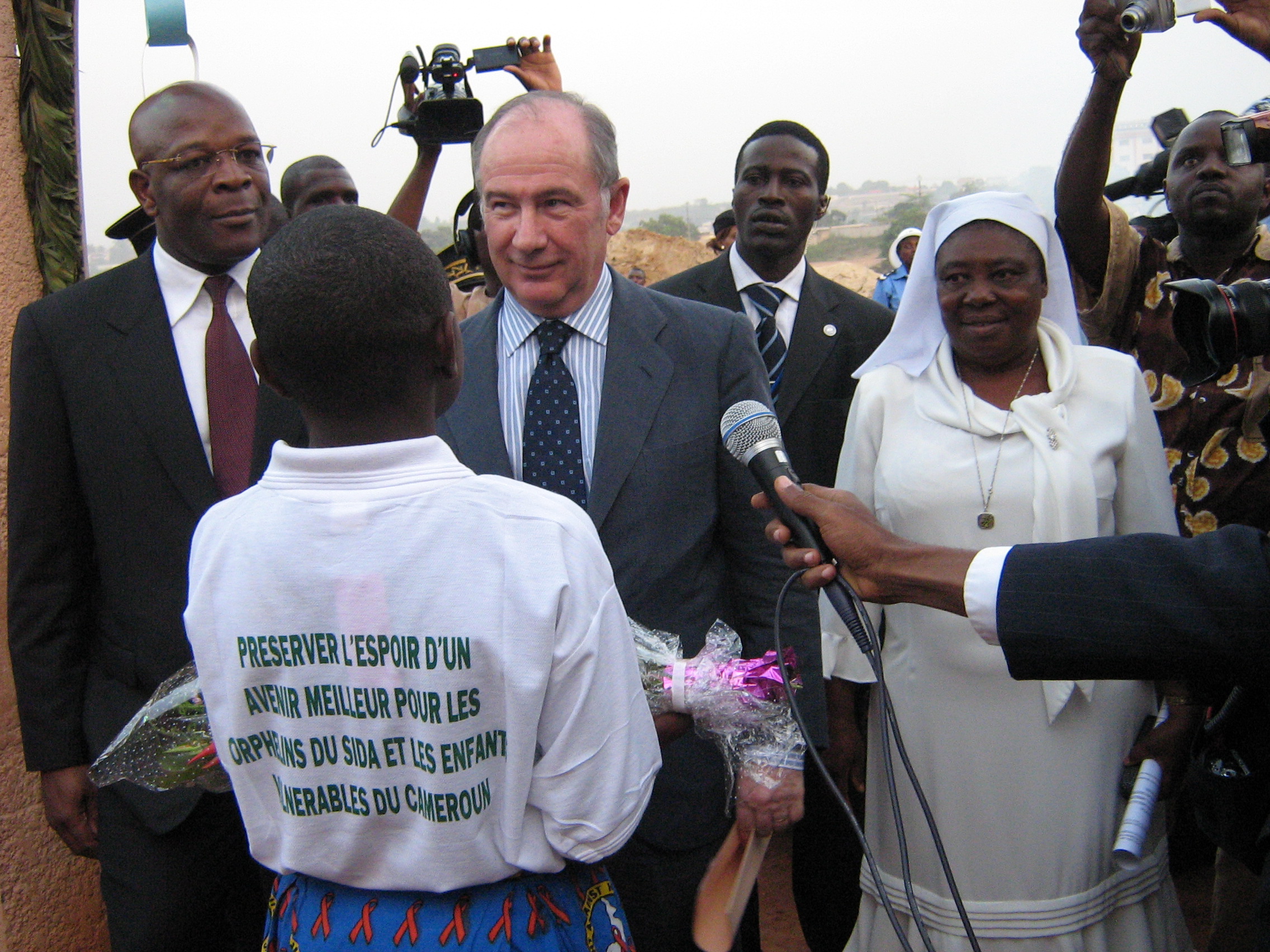 Accueil du Directeur du Fond Fonetaire International