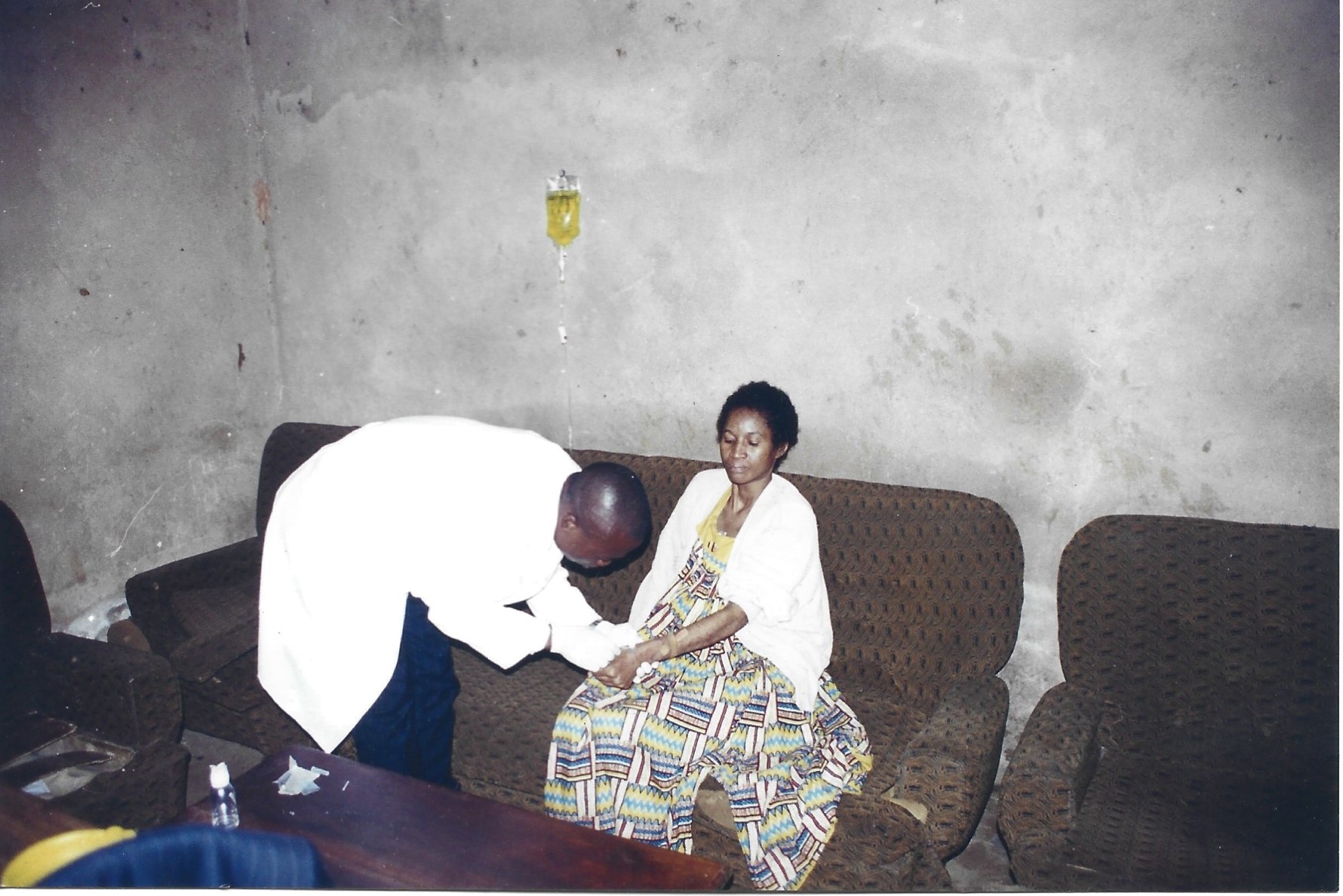 Visite d&#039;un malade de sida