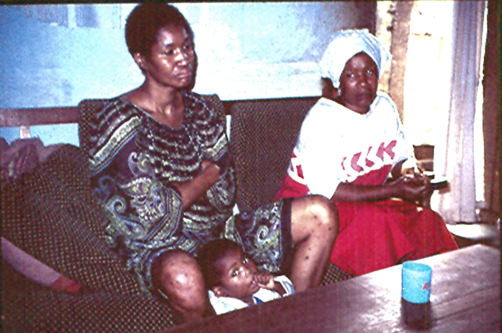 Visite de malades du sida