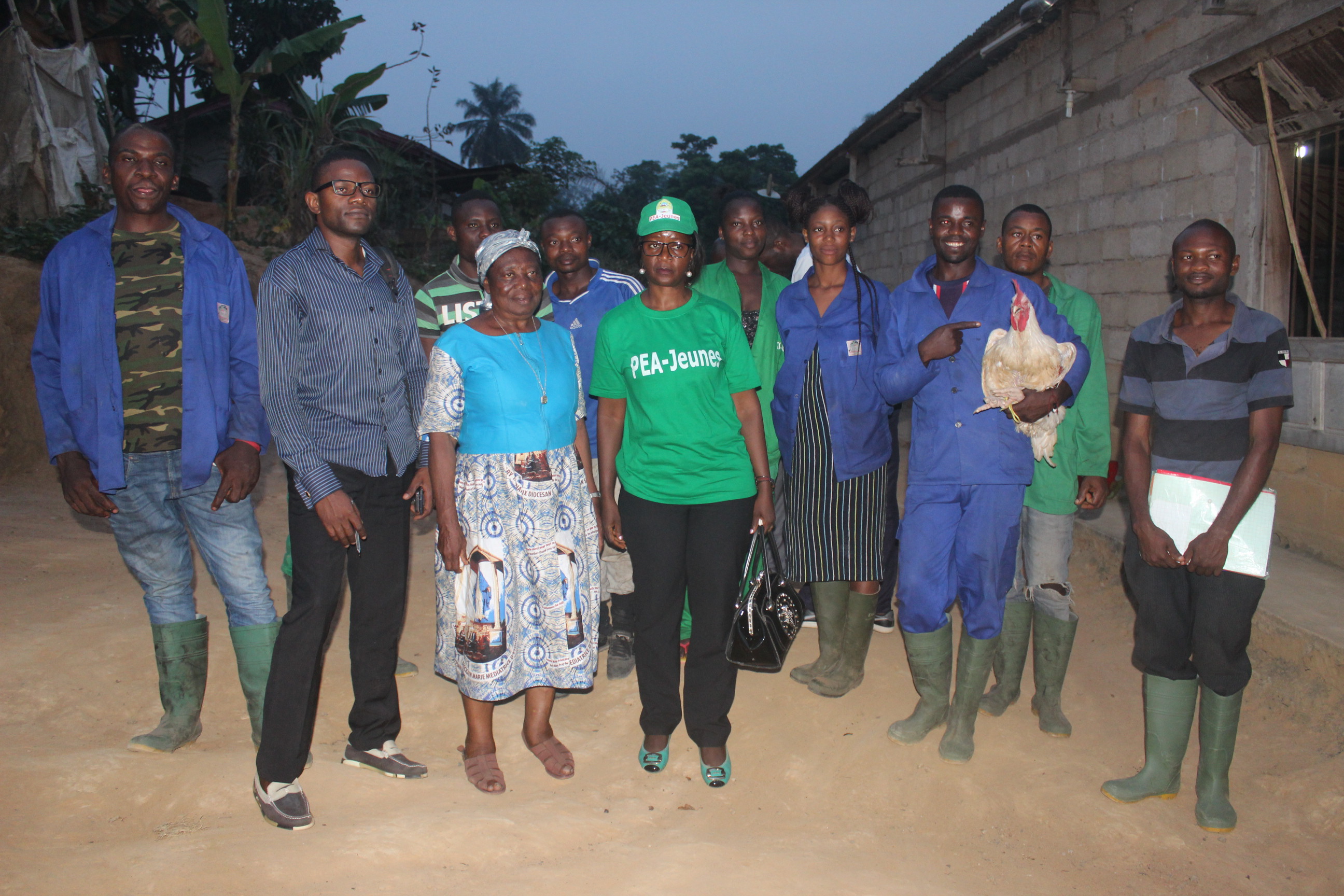 Visite des représentants du PEA Jeune